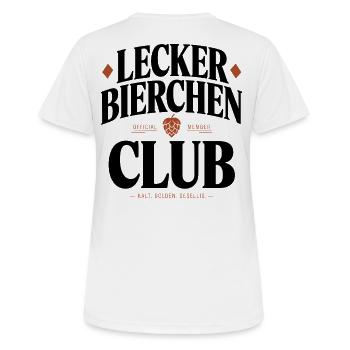 Lecker Bierchen Club Bier Spruch JGA Malle Bier - T-shirt respirant Femme - blanc - Dos - AI Model Female 172 dark (172cm)