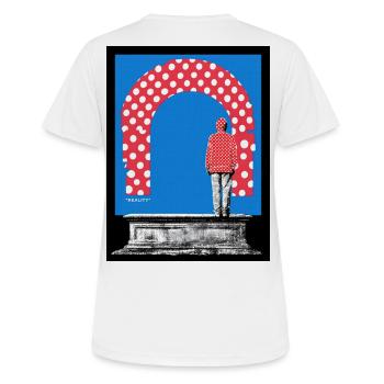 Reality - Women's Breathable T-Shirt - white - Back - AI Model Female 172 dark (172cm)