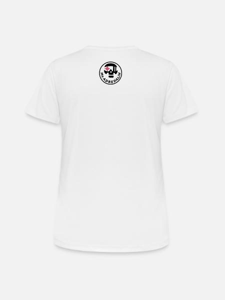 Mr. Adrenalin Pilot - Frauen T-Shirt atmungsaktiv - Weiß