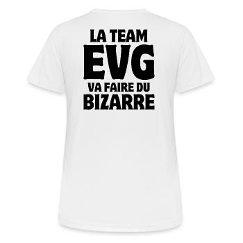 enterrement de vie de garçon, mariage, EVG - T-shirt respirant Femme - blanc - Dos - AI Model Female 172 dark (172cm)