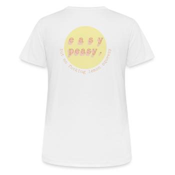 Cercle facile et facile - T-shirt respirant Femme - blanc - Dos - AI Model Female 172 dark (172cm)