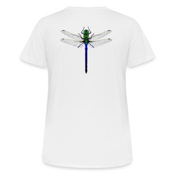Neon Dragonfly Kybalion Combination Design Woman - Frauen T-Shirt atmungsaktiv - Weiß - Hinten - AI Model Female 172 dark (172cm)