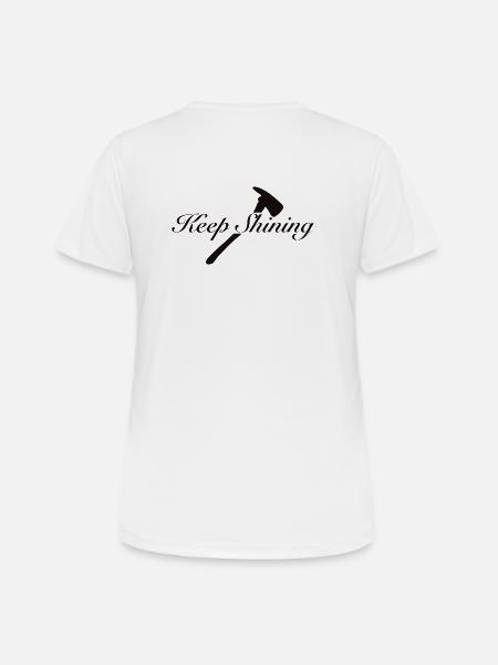 Keep Shining - Women's Breathable T-Shirt - white