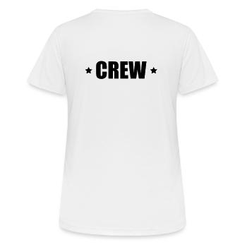 L'équipage d'un astérisque - T-shirt respirant Femme - blanc - Dos - AI Model Female 172 dark (172cm)