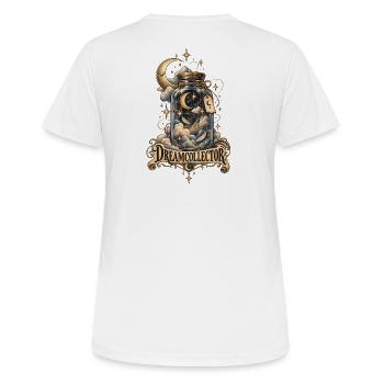 Capturez tous vos rêves et réalisez-les - T-shirt respirant Femme - blanc - Dos - AI Model Female 172 dark (172cm)