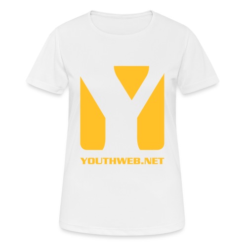 yw_LogoShirt_yellow - Frauen T-Shirt atmungsaktiv