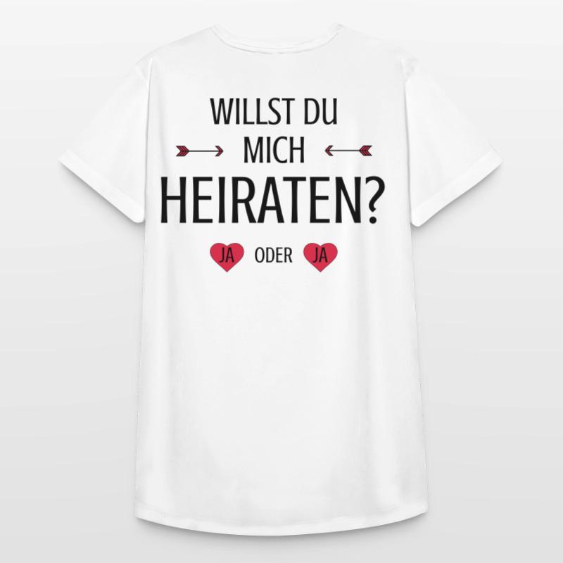 Will you marry me wedding request saying Women's Breathable T-Shirt