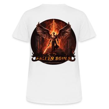 Ange - T-shirt respirant Femme - blanc - Dos - AI Model Female 172 dark (172cm)