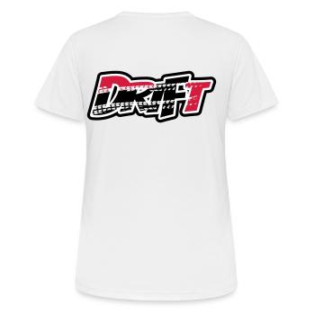 Drift Motorsport Hooning - T-shirt respirant Femme - blanc - Dos - AI Model Female 172 dark (172cm)