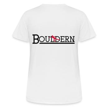 bouldering - T-shirt respirant Femme - blanc - Dos - AI Model Female 172 dark (172cm)