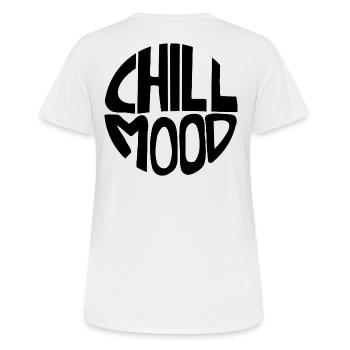 Chill Mood - Women's Breathable T-Shirt - white - Back - AI Model Female 172 dark (172cm)
