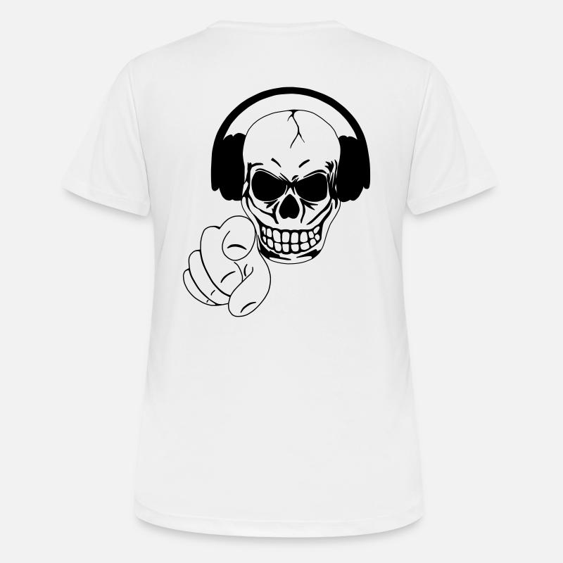 Skull - Women's Breathable T-Shirt - white