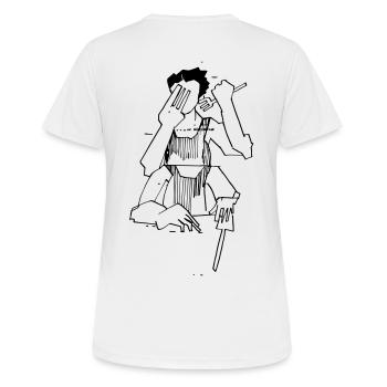 High5 annaneumann - T-shirt respirant Femme - blanc - Dos - AI Model Female 172 dark (172cm)