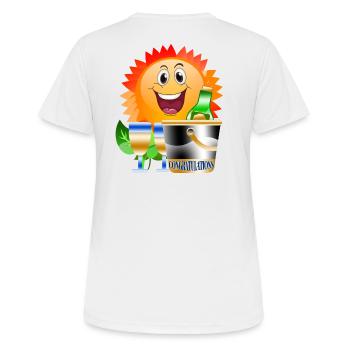 congratulations Celebrate - Women's Breathable T-Shirt - white - Back - AI Model Female 172 dark (172cm)