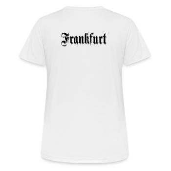 Francfort - T-shirt respirant Femme - blanc - Dos - AI Model Female 172 dark (172cm)