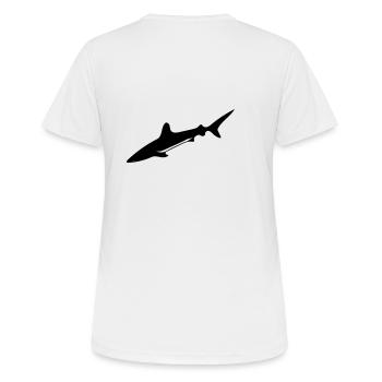 Hai - Vector Design - T-shirt respirant Femme - blanc - Dos - AI Model Female 172 dark (172cm)