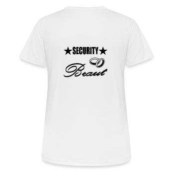 Junggesellinnenabschied - Frauen T-Shirt atmungsaktiv - Weiß - Hinten - AI Model Female 172 dark (172cm)