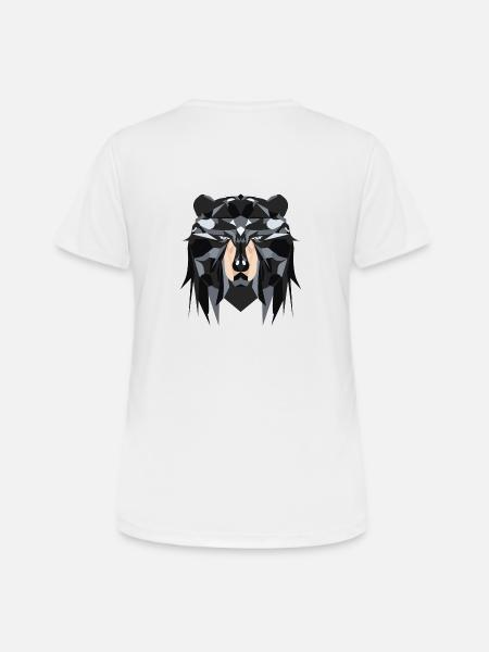Splash Bear - Frauen T-Shirt atmungsaktiv - Weiß