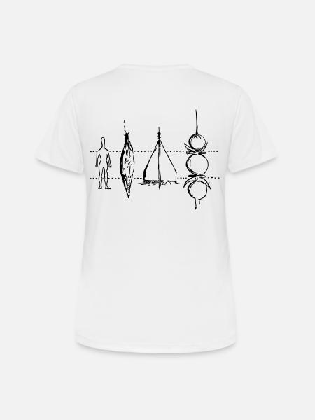 T-Shirt kanaky - Frauen T-Shirt atmungsaktiv - Weiß