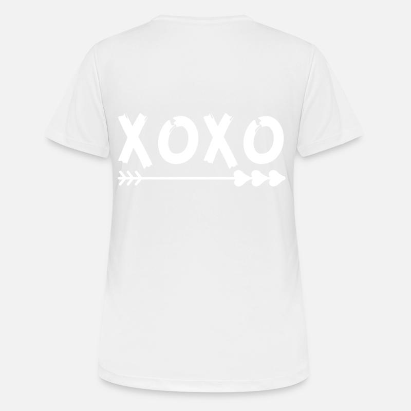 XOXO - Women's Breathable T-Shirt - white