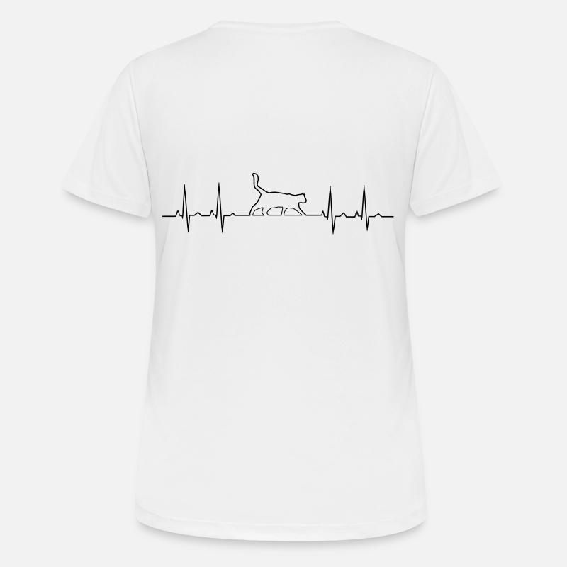 Cat - Women's Breathable T-Shirt - white