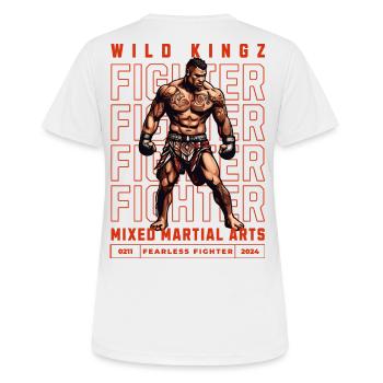 MMA - T-shirt respirant Femme - blanc - Dos - AI Model Female 172 dark (172cm)