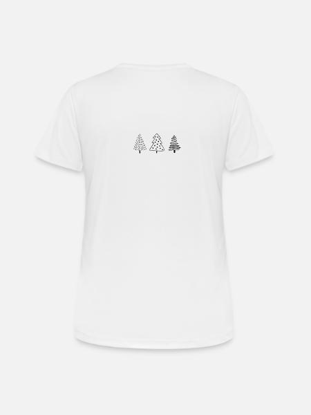 Tännchen, Tannen, Trees, Christmas - Women's Breathable T-Shirt - white