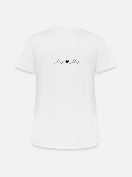 Mrs and Mrs - Women's Breathable T-Shirt - white
