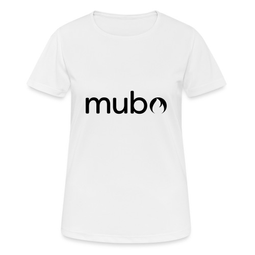 mubo Logo Word Black - Women's Breathable T-Shirt