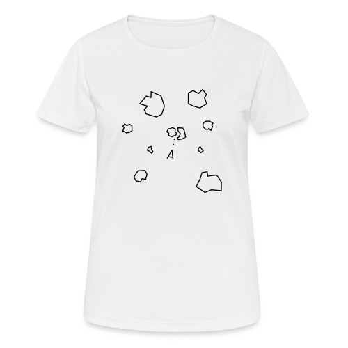 asteroids - Frauen T-Shirt atmungsaktiv