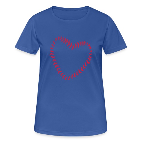 2581172 1029128891 Baseball Heart Of Seams - Women's Breathable T-Shirt