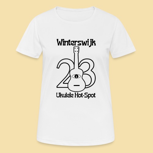 Ukulele Hotspot WInterswijk 2023 - Frauen T-Shirt atmungsaktiv