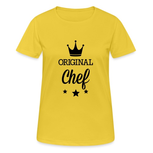 Original drei Sterne Deluxe Koch - Frauen T-Shirt atmungsaktiv
