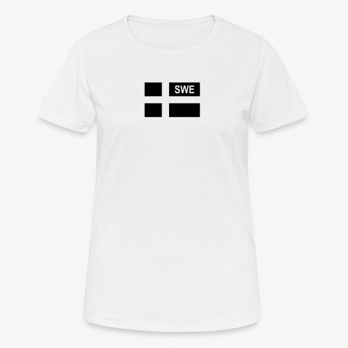 Swedish Tactical flag Sweden - Sverige - SWE - Andningsaktiv T-shirt dam