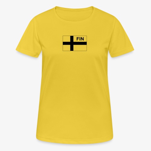 Finnish Tactical Flag FINLAND - Soumi - FIN - Andningsaktiv T-shirt dam
