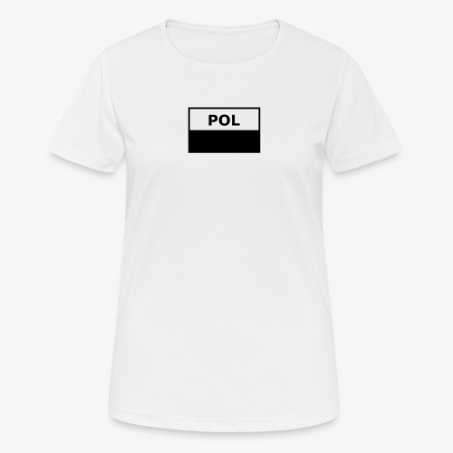 Polska Flaga Taktyczna - Polish Tactical Flag - Andningsaktiv T-shirt dam
