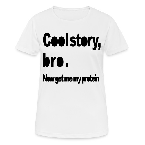 Cool story hoody (Unisex) - Andningsaktiv T-shirt dam