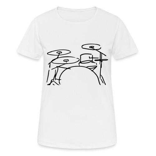 Drumset - Frauen T-Shirt atmungsaktiv