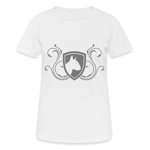 Bullterrier Wappen 1c - Frauen T-Shirt atmungsaktiv