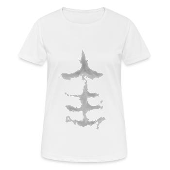 Chemise mouillée - T-shirt respirant Femme - blanc - Devant - AI Model Female 172 dark (172cm)