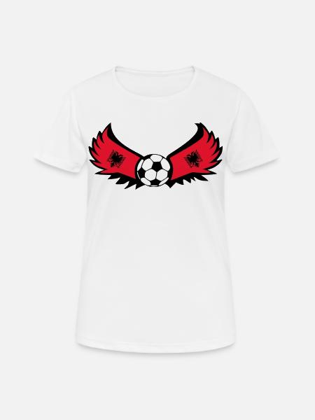 Soccer Albania - Women's Breathable T-Shirt - white