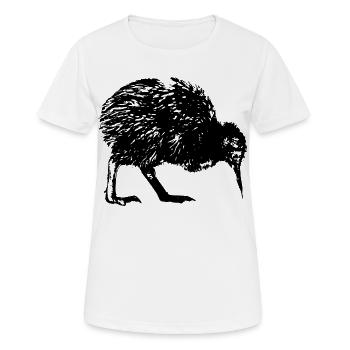 Kiwi Neuseeland & Auckland - Frauen T-Shirt atmungsaktiv - Weiß - Vorne - AI Model Female 172 dark (172cm)