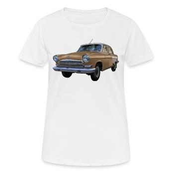 Volga - T-shirt respirant Femme - blanc - Devant - AI Model Female 172 dark (172cm)