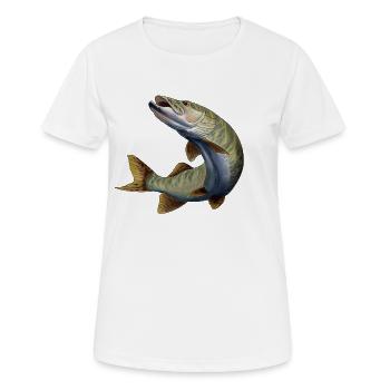 Pike - T-shirt respirant Femme - blanc - Devant - AI Model Female 172 dark (172cm)