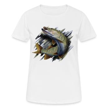 Pike - T-shirt respirant Femme - blanc - Devant - AI Model Female 172 dark (172cm)
