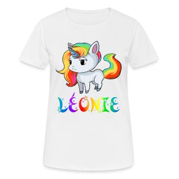 Léonie Einhorn - T-shirt respirant Femme - blanc - Devant - AI Model Female 172 dark (172cm)