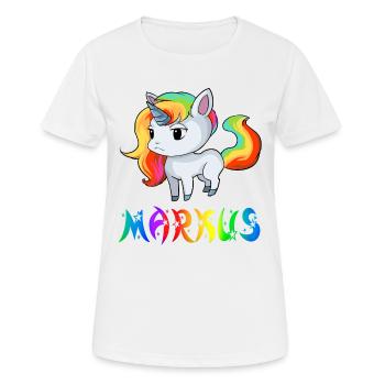Unicorn Markus - Women's Breathable T-Shirt - white - Front - AI Model Female 172 dark (172cm)