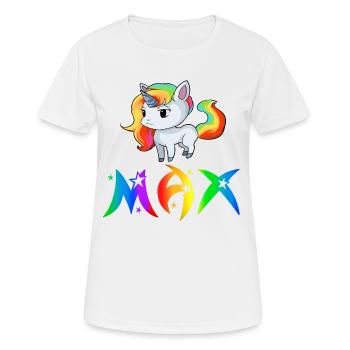 Unicorn Max - Women's Breathable T-Shirt - white - Front - AI Model Female 172 dark (172cm)