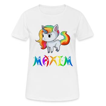 Unicorn Maxim - Women's Breathable T-Shirt - white - Front - AI Model Female 172 dark (172cm)
