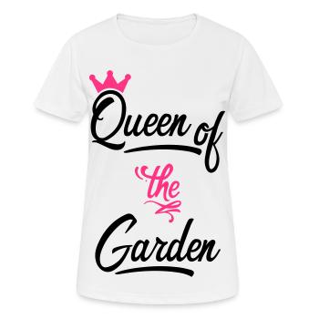 jardin - T-shirt respirant Femme - blanc - Devant - AI Model Female 172 dark (172cm)